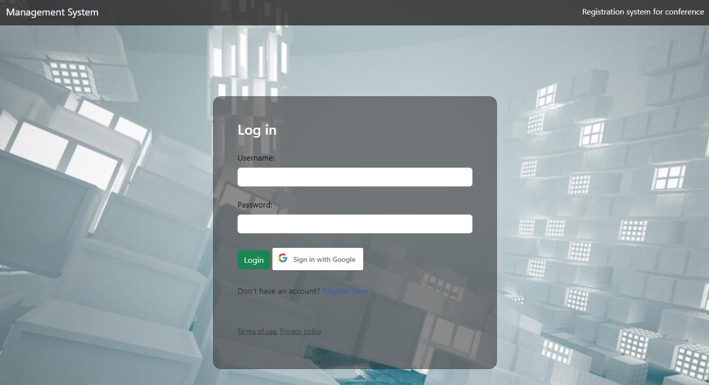 Flask management system interface screenshot
